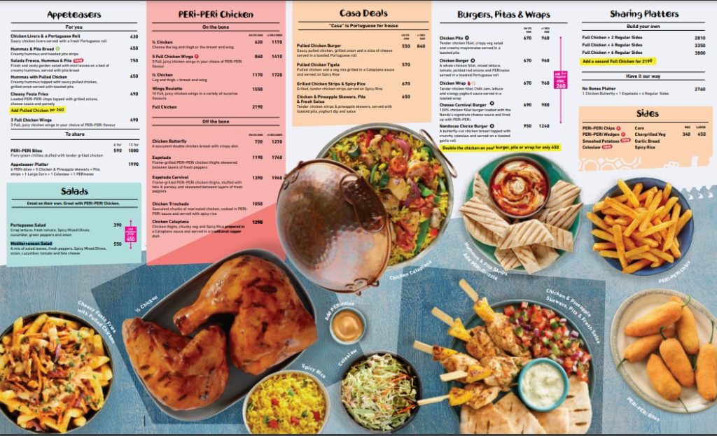 Nandos Pakistan Online Menu With Prices 2024 Peri Peri Chicken Nandos Pakistan Online Menu With Prices 2024 Peri Peri Chicken