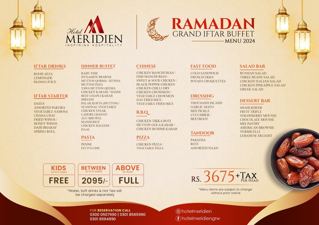 Best Ramadan Buffet In Gujranwala Sehri and Iftar Deals FindaMenus