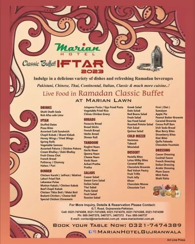 Best Ramadan Buffet in gujranwala